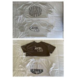 COPY - 4 LIKE NEW AYBL WORKOUT SHIRTS SIZE SMALL